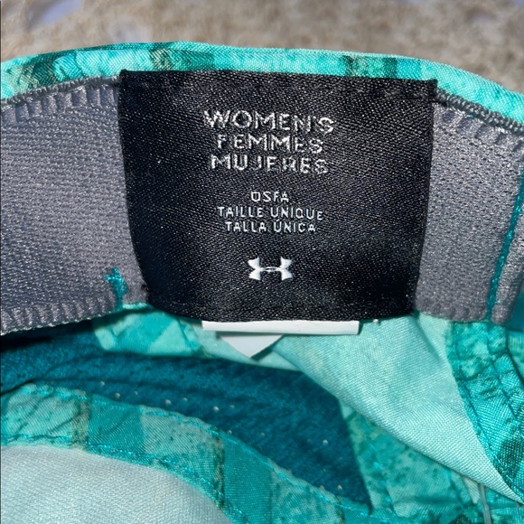 NWT Under Armour Green Striped Cap - Picture 4 of 5